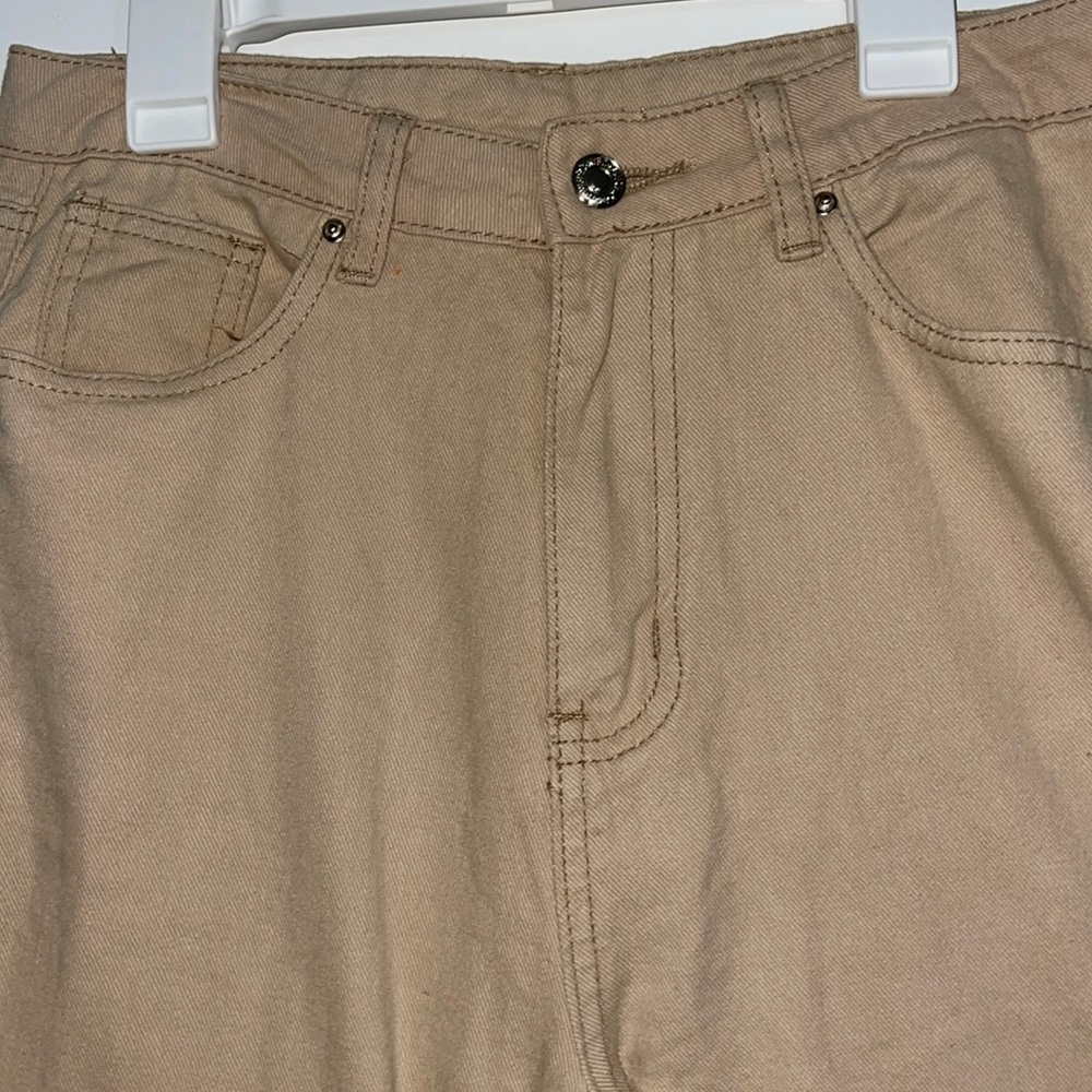Shein tan jeans